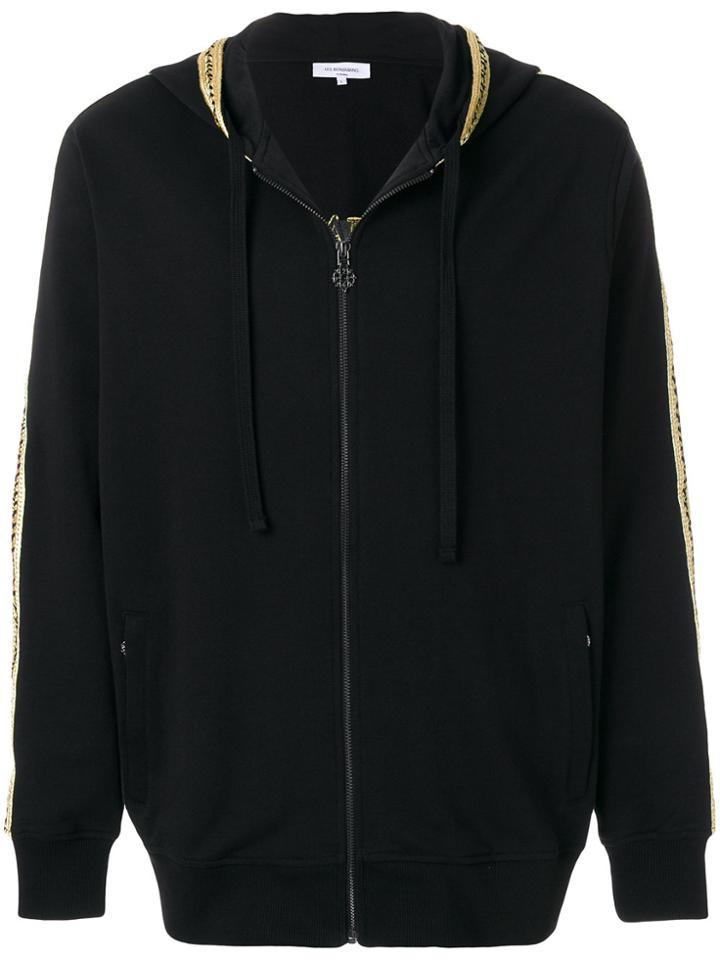 Les Benjamins Oversized Zip Hoodie - Black