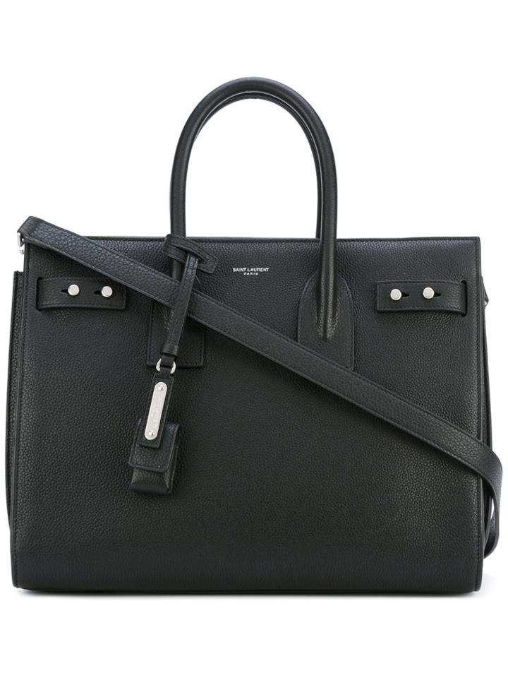 Saint Laurent Sac De Jour Bag - Black