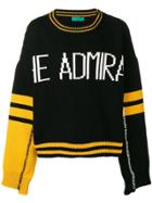 Paura The Admiral Knit Sweater - Black