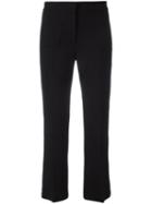 L'autre Chose Kick Flare Cropped Trousers, Women's, Size: 42, Black, Polyester