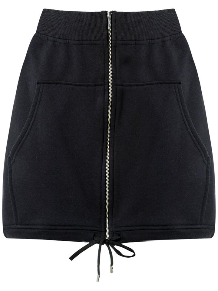 Reinaldo Lourenço - Lace Up Skirt - Women - Cotton - 42, Black, Cotton