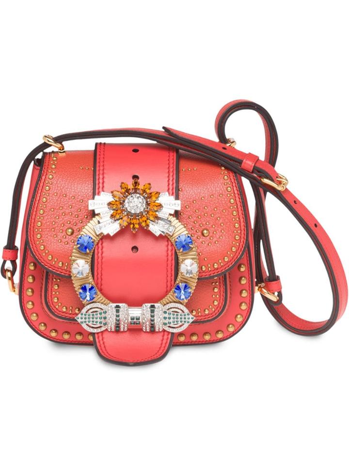 Miu Miu Madras Dahlia Bag - Yellow & Orange