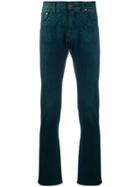 Etro Patterned Straight Leg Jeans - Blue