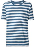 Fadeless Striped T-shirt, Men's, Size: Large, Blue, Cotton