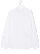 Dondup Kids Collarless Shirt - White