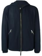 Giorgio Armani Zip Pocket Jacket, Men's, Size: 52, Blue, Polyamide/spandex/elastane