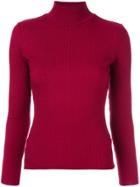 Nobody Denim Luxe Ribbed Jumper - Red