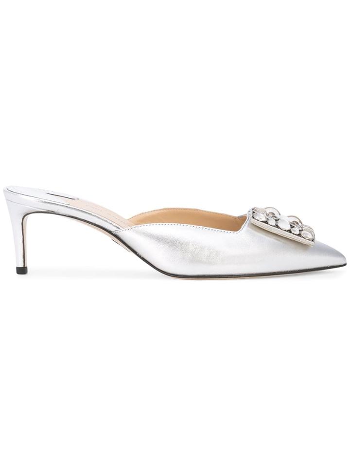 Paul Andrew Lilia 55 Mules - Metallic