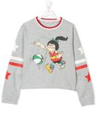 Stella Mccartney Kids Sports Jersey Sweater - Grey