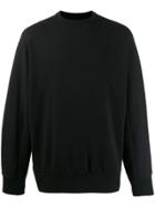 Y-3 Printed Logo Sweater - Black