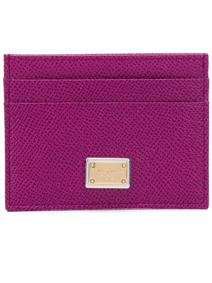 Dolce & Gabbana Classic Cardholder - Pink & Purple