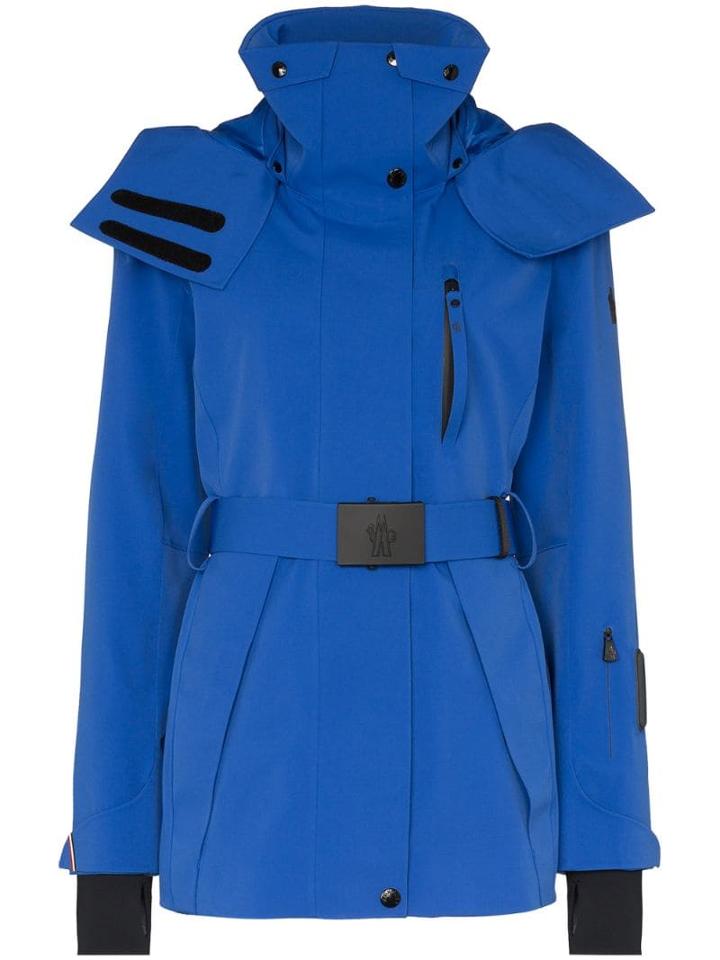 Moncler Grenoble Thielle Longline Ski Jacket - Blue