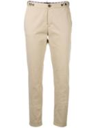 Dsquared2 - Stretch Twill Trousers - Women - Cotton/spandex/elastane - 44, Women's, Nude/neutrals, Cotton/spandex/elastane