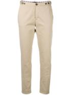 Dsquared2 - Stretch Twill Trousers - Women - Cotton/spandex/elastane - 44, Women's, Nude/neutrals, Cotton/spandex/elastane