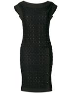 Boutique Moschino Cut-out Detail Pencil Dress - Black