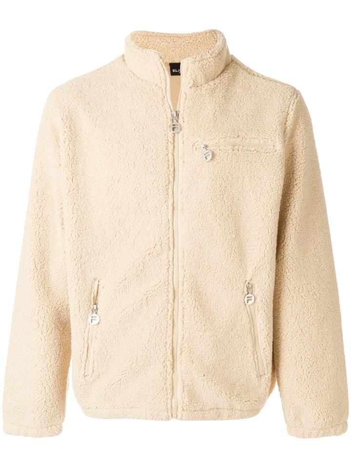 Fila Oliver Marzipan Sherpa Jacket - Nude & Neutrals