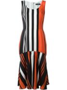 Dolce & Gabbana Striped Drop Hem Dress