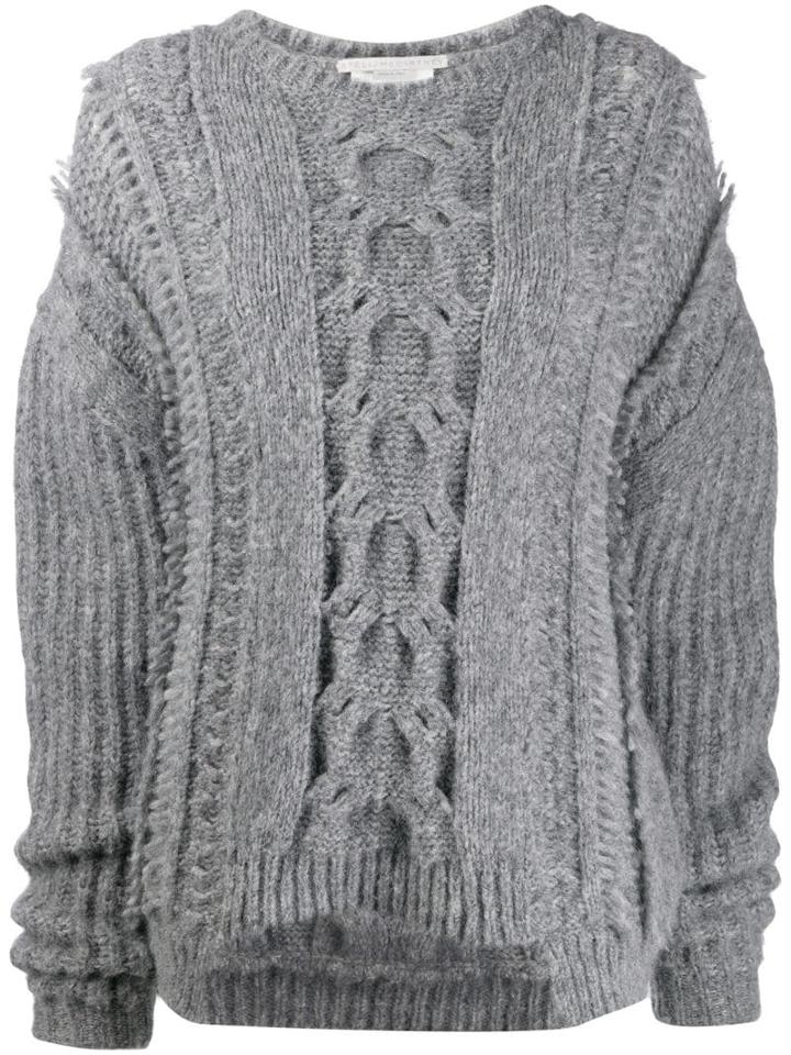 Stella Mccartney Cable Knit Sweater - Grey