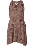 Derek Lam 10 Crosby Floral Print Flared Dress