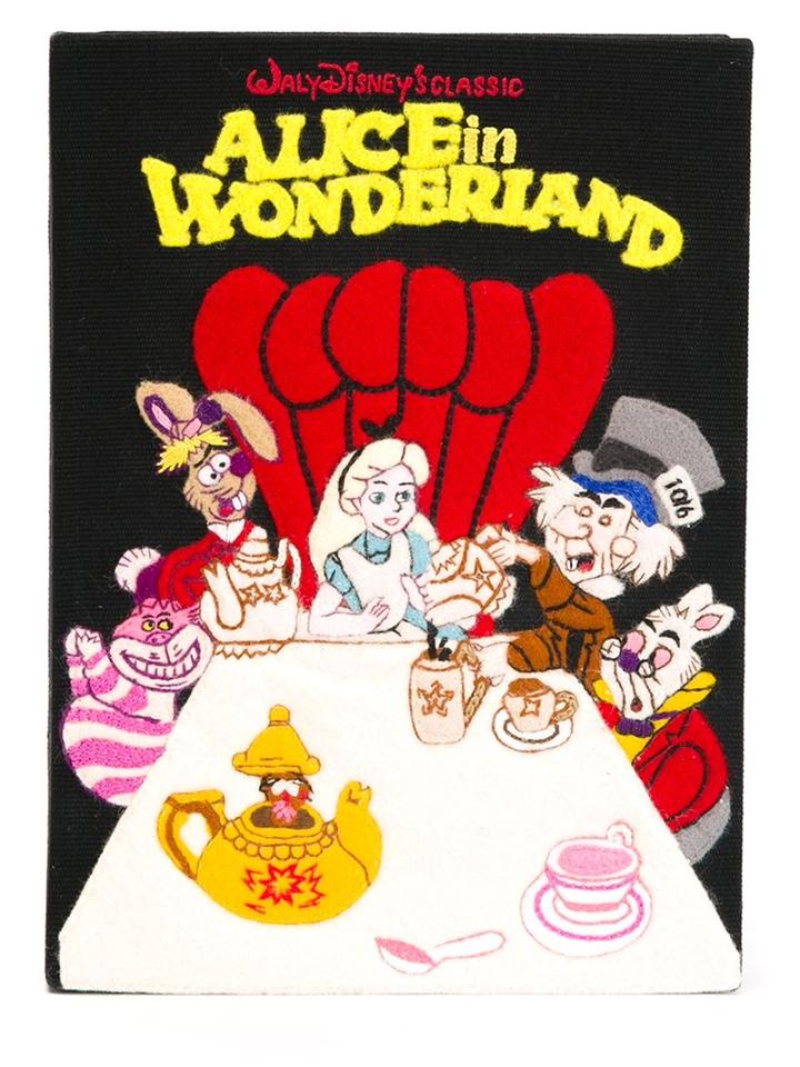 Olympia Le-tan 'alice In Wonderland' Book Clutch, Women's, Black