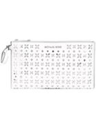 Michael Michael Kors 'jet Set Travel' Cut-out Pouch Clutch, Women's, White