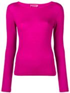 Yves Saint Laurent Pre-owned Boat Neck Top - Pink