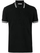 Valentino Logo Polo Shirt - Black