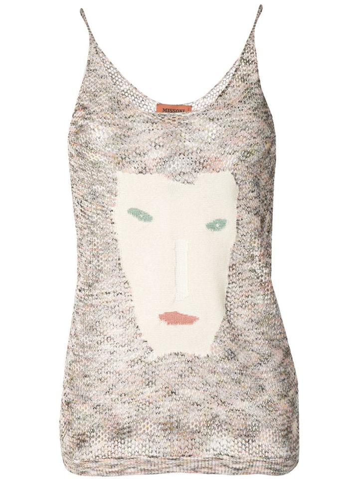 Missoni Inca Face Tank Top - Neutrals