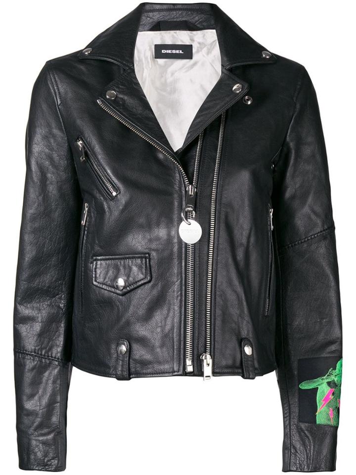 Diesel L-aimee Biker Jacket - Black