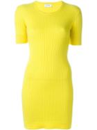 Courrèges 'ml04' Dress, Women's, Size: 2, Yellow/orange, Cotton/cashmere