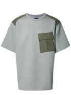Juun.j Shortsleeved T-shirt, Men's, Size: 50, Grey, Cotton/polyester