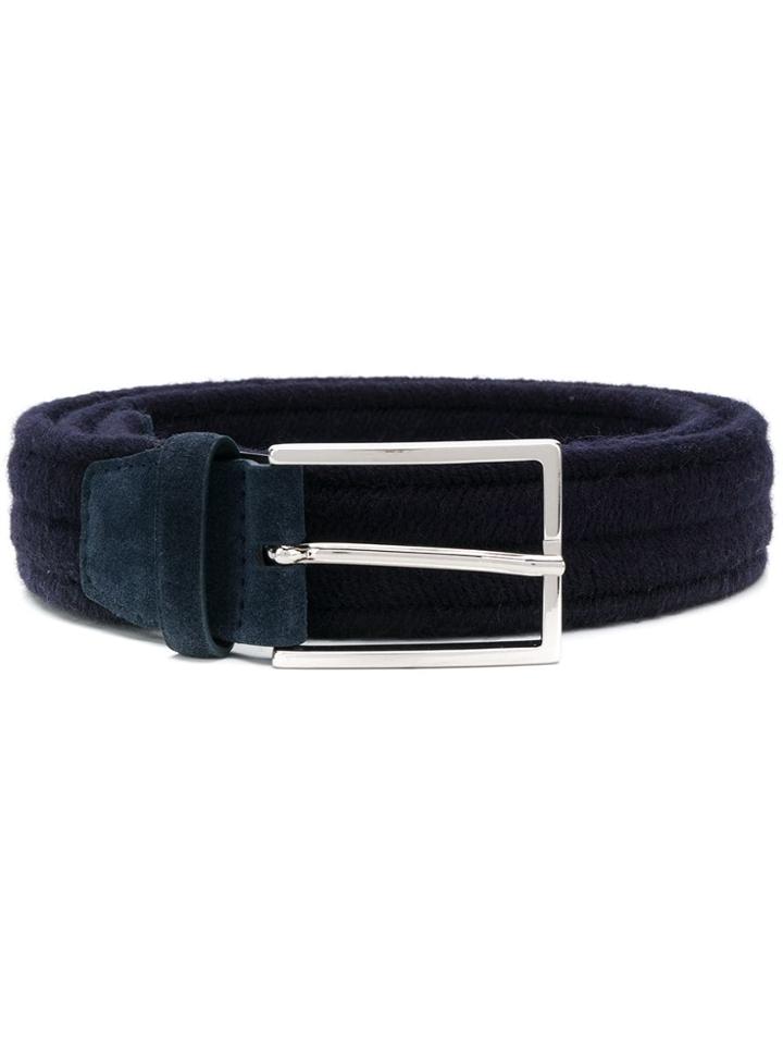 Orciani Narrow Fastened Belt - Blue