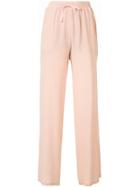 Semicouture Side Slit Trousers - Pink