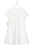 Lanvin Petite - Ribbon Detail Dress - Kids - Silk/cotton/polyester - 10 Yrs, White