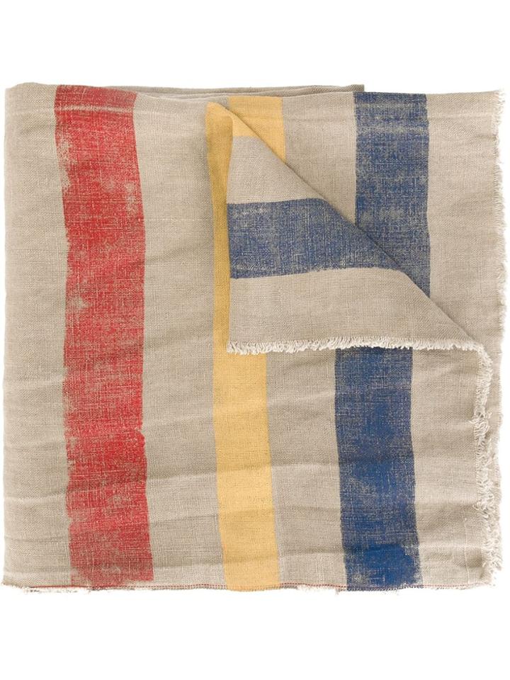 Ermanno Gallamini Printed Scarf - Nude & Neutrals