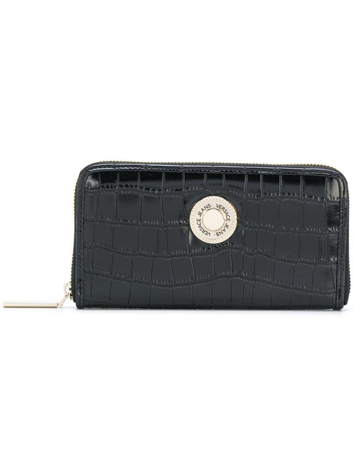 Versace Jeans Faux Leather Purse - Black