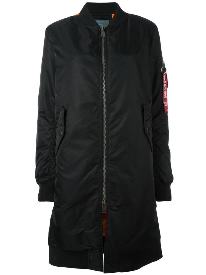 Alpha Industries Zipped Coat - Black
