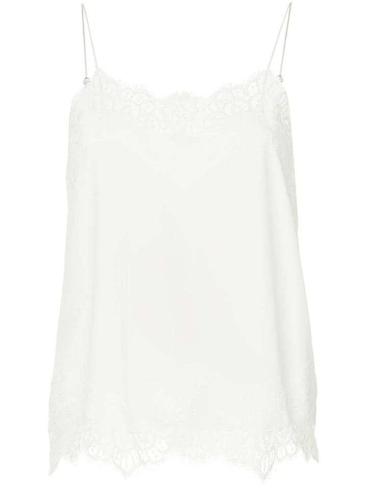 Magali Pascal Slip Lingerie Top - White