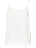 Magali Pascal Slip Lingerie Top - White