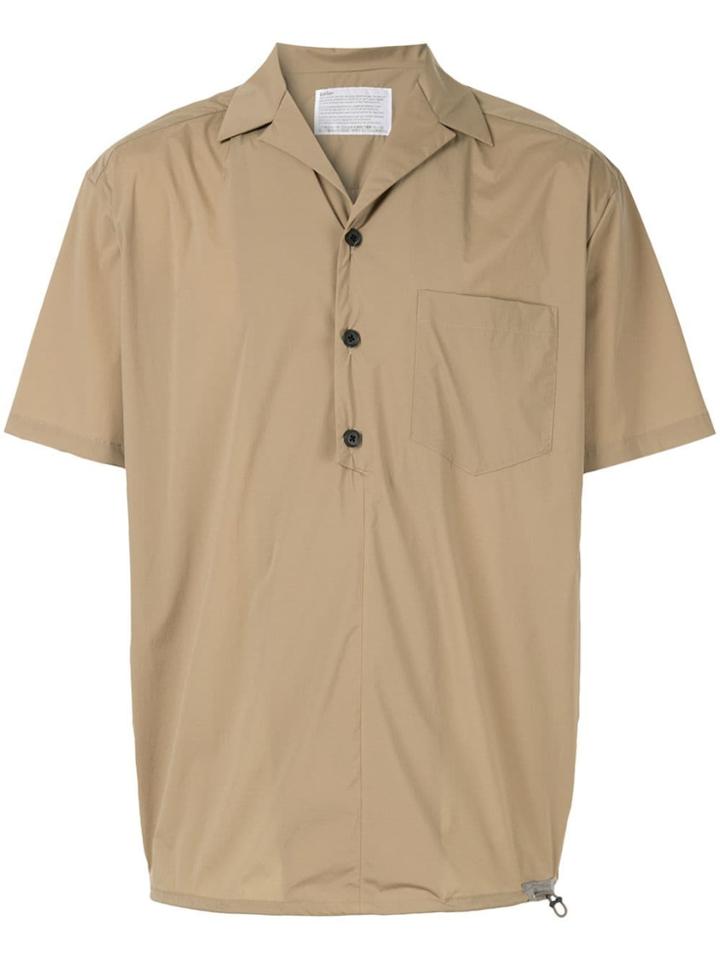 Kolor Short Sleeve Shirt - Neutrals