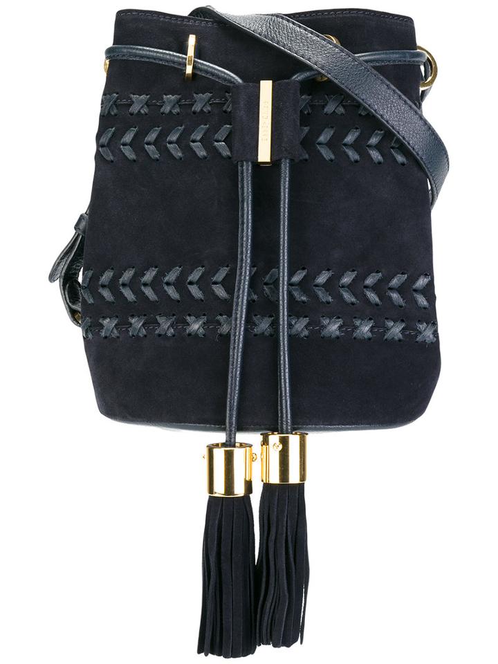 See By Chloé Polly Shoulder Bag, Women's, Blue, Calf Leather/cotton