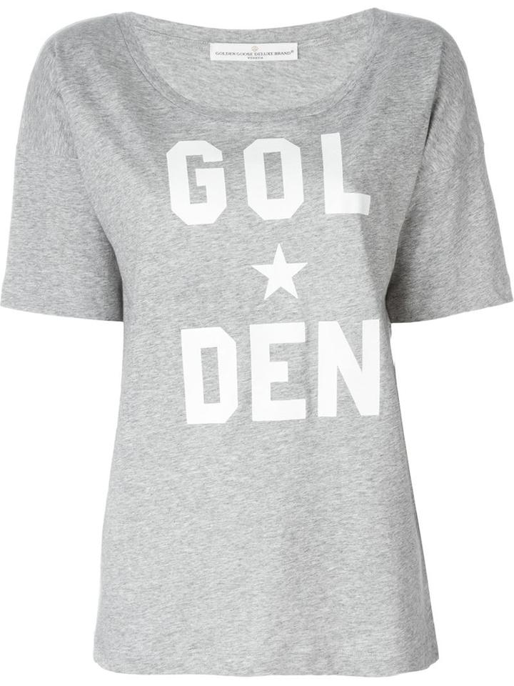 Golden Goose Deluxe Brand 'loren' T-shirt, Women's, Size: Small, Grey, Cotton