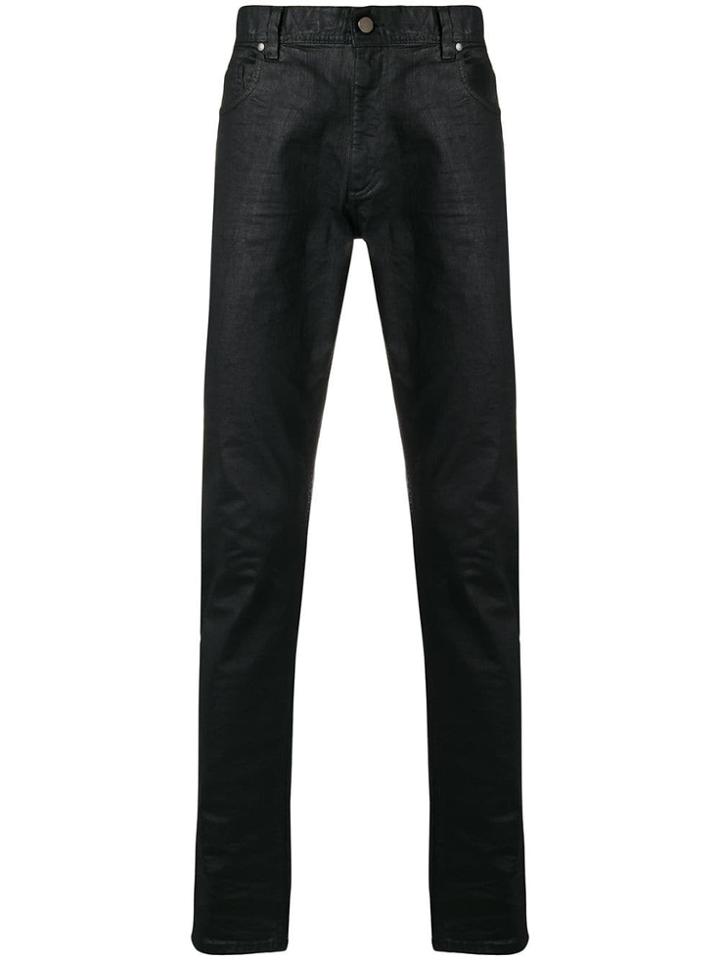 Roberto Cavalli Faded Slim Trousers - Black