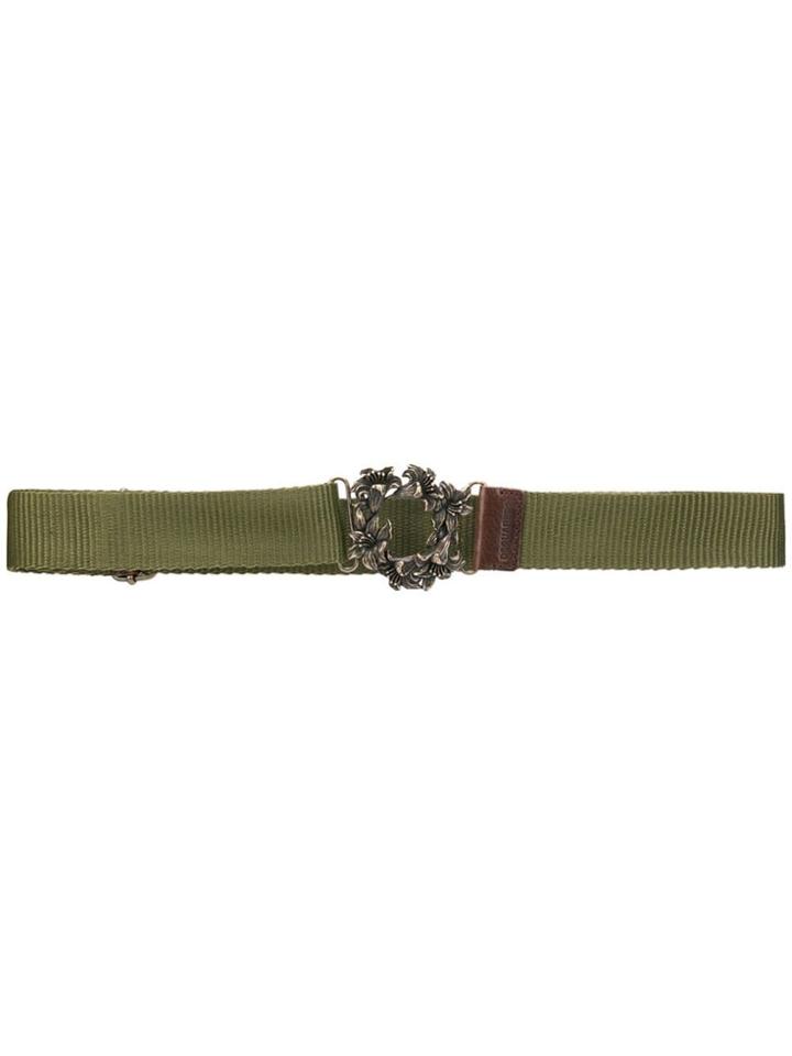 Dsquared2 Botanic Eden Buckle Belt - Green