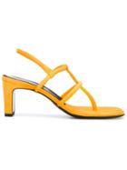 Dorateymur Thong Strap Sandals - Yellow