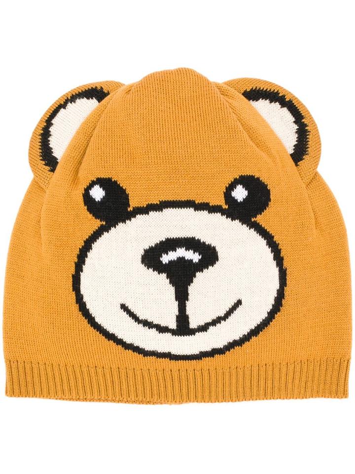 Moschino Teddy Bear Beanie - Brown