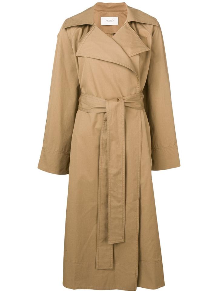 Pringle Of Scotland Oversized Trench Coat - Brown