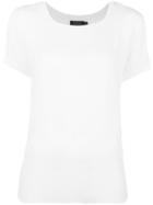 Polo Ralph Lauren Scoop Neck T-shirt, Women's, Size: Small, White, Mulberry Silk