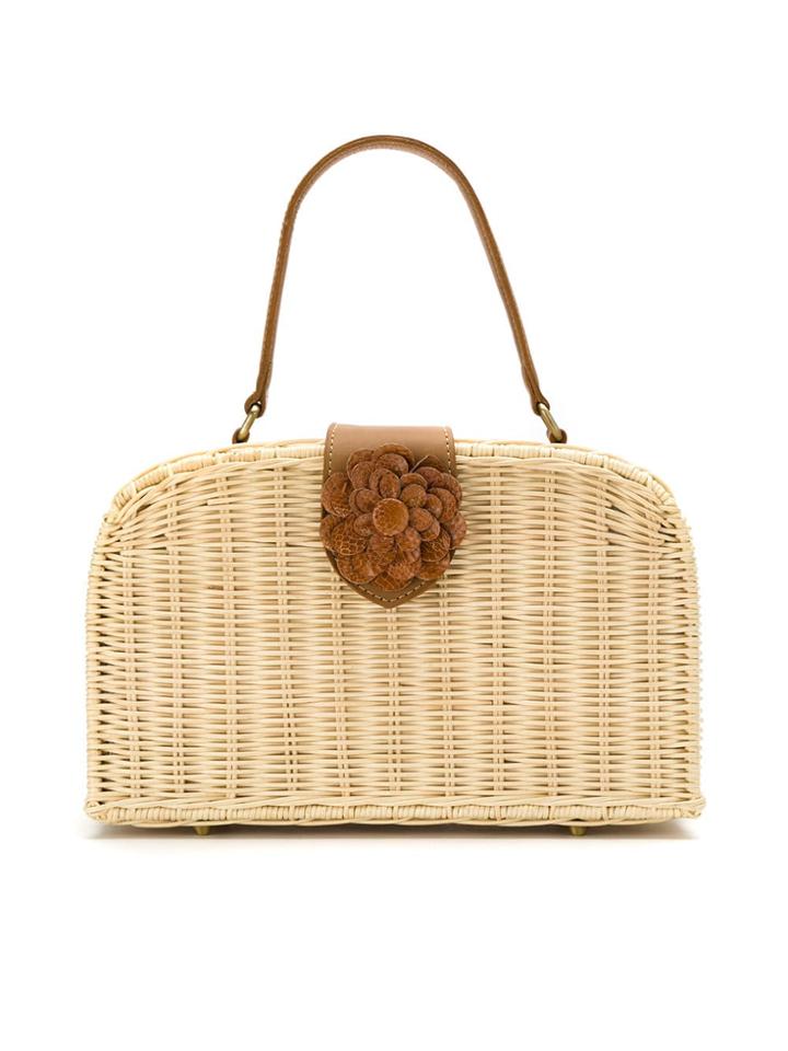 Isla Raffia Bag - Nude & Neutrals