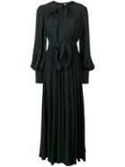 Msgm Star Print Dress - Black